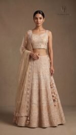 Blush Pearl Embroidered Lehenga