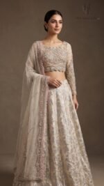 Soft Nude Couture Lehenga