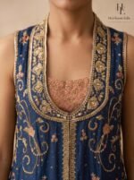 Nadia Farooqui Navy Formal - Image 3