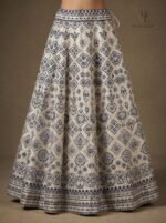 Indigo blue traditional motifs inspired by timeless block-print artistry - Image 2