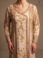 Noor-e-Ivory (2) - Side profile of the ivory couture piece