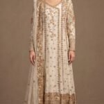 Noor-e-Ivory (6) - Elegant ivory ensemble with intricate detailing