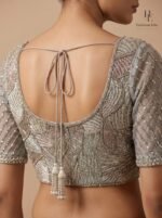 Silver-grey palette with delicate hand embellishments by designer Sana Tata - Image 2