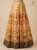 Mustard Floral Printed Lehenga - Image 2